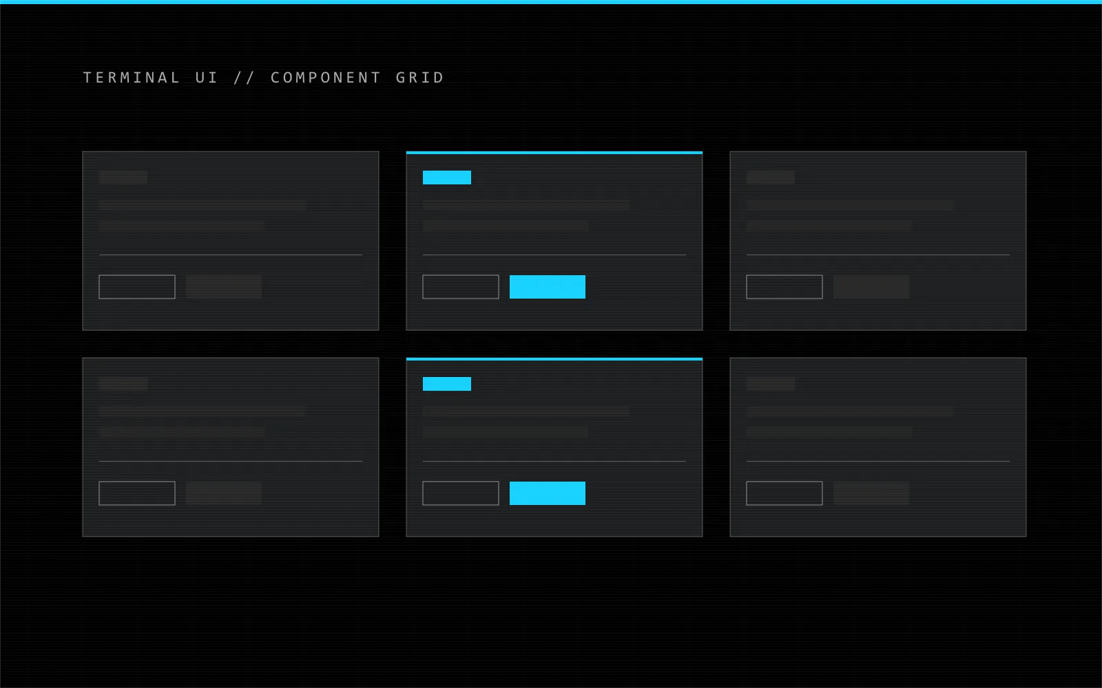 终端风组件库 TERMINAL UI